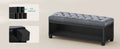 SONGMICS Banca cu spatiu de depozitare 110x40x40 cm, 103 litri, tapitata cu catifea, MDF si spuma, gri