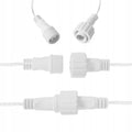 Ghirlanda luminoasa tip perdea 500 LED-uri, 20m, pentru interior/exterior, iluminare alba