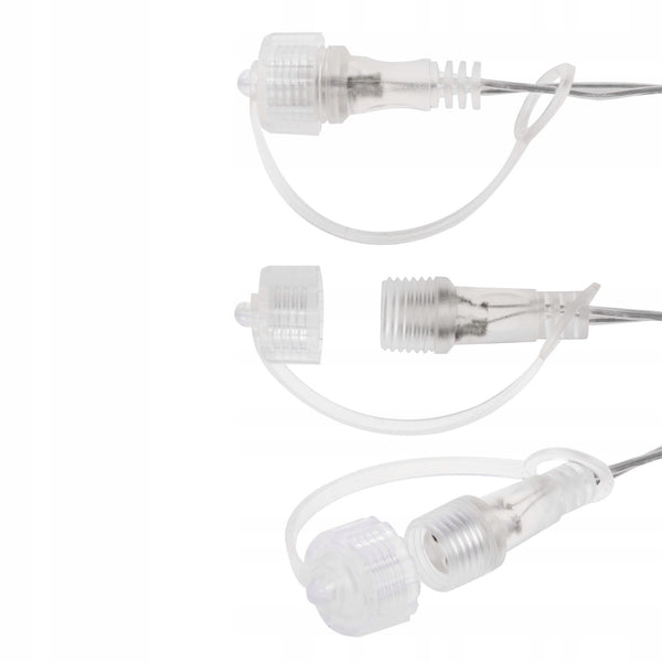 Instalatie lumina tip perdea cu 180 LED-uri, 2m, pentru interior/exterior, iluminare multicolor