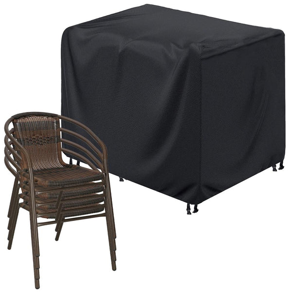 Husa mobilier gradina, impermeabila, cu protectie UV, 70x70x125cm, negru