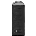 Sac de dormit tip mumie, cu geanta de transport, 210x73cm, 8-20grade, culoare negru