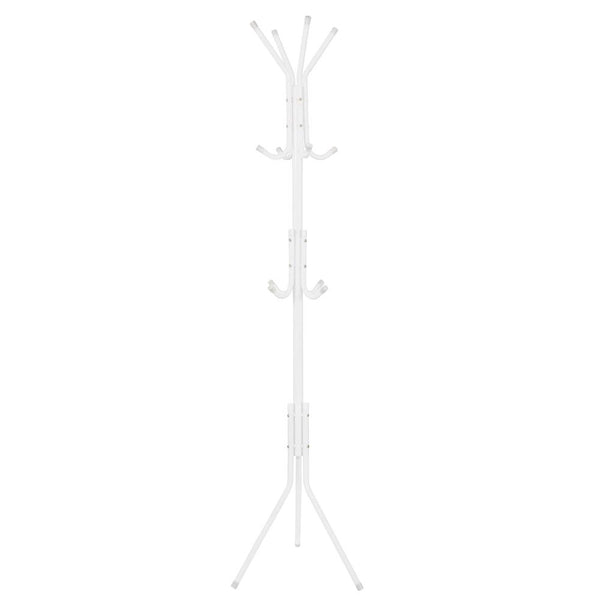 Cuier tip pom metalic Sersimo, 12 agatatoare, 177cm, alb