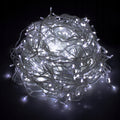 Ghirlanda luminoasa tip perdea 500 LED-uri, 20m, pentru interior/exterior, iluminare alb, cu telecomanda