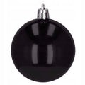Set globuri de Craciun, 100 bucati, 3-6cm, negru auriu
