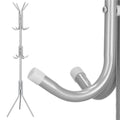 Cuier pentru haine, tip pom, cu 12 carlige, 173 cm, gri