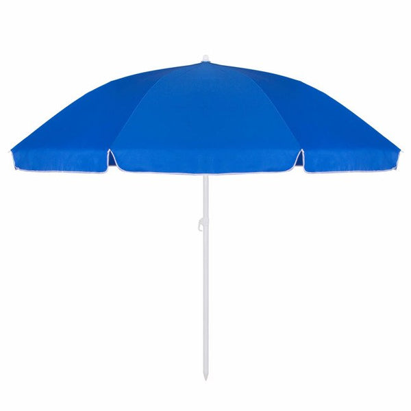 Umbrela de plaja pliabila, Sersimo BU003, 240cm, albastru
