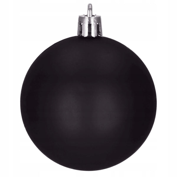 Set globuri de Craciun, 100 bucati, 3-6cm, negru auriu