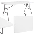 Masa dreptunghiulara pliabila multifunctionala, 180x72x75cm, alba