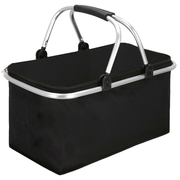 Geanta pentru picnic sau plaja, termoizolanta, 28 litri, negru