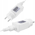 Ghirlanda luminoasa tip perdea 500 LED-uri, 20m, pentru interior/exterior, iluminare alba