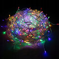 Ghirlanda luminoasa tip perdea 200 LED-uri, 8m, pentru interior/exterior, iluminare multicolora