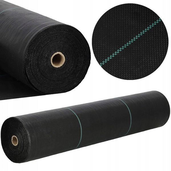 Folie agrotextil, mulcire, antiburuieni, filtru UV, 10 x 1.6metri, 70g/m2, negru