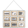 Rama foto Atmosphera Vivek pentru 18 poze, 64x49 cm, cadru metalic, maro