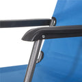 Sezlong pliabil SERSIMO GC4, Relax Zero Gravity, 80x60x153cm, Albastru deschis
