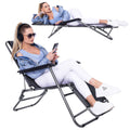 Sezlong pliabil SERSIMO GC13, Relax Zero Gravity, 80x60x153cm, Gri