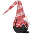 Figurina Craciun, Spiridus cu bluza in dungi, inaltime 80cm