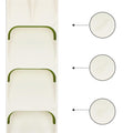 Organizator tacamuri sertar, 5 compartimente, 40x11x5,5cm, alb