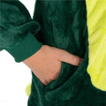 Pijama tip salopeta pentru copii, model Dragon, marime 120-130cm