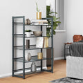 SONGMICS Raft de depozitare pantofi pe 5 niveluri, metal, rafturi plate sau unghiulare reglabile, 31x74x104cm, negru