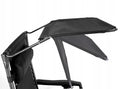 Sezlong pliabil cu parasolar SERSIMO, 85x77x150cm, Negru