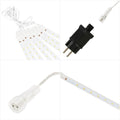 (DL) Instalatie de Craciun, 8 tuburi, 30cm, 144 LED, ploaie de meteoriti, galben