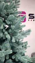 Brad artificial Christmas Deluxe by Sersimo, Viena Select argintiu, integral 3D, 230cm