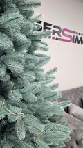 Brad artificial Christmas Deluxe by Sersimo, Laponia Select argintiu, integral 3D, 230cm