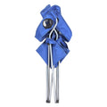 SONGMICS Set 2 scaune pliabile de camping sau pescuit, suport pahar, maxim 150kg, albastru