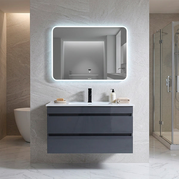 Leziter Veneția 100 oglindă cu senzor de mișcare cu iluminare led și dezumidificator 100x60 cm