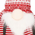 Figurina Craciun, Spiridus cu bluza in dungi, inaltime 80cm
