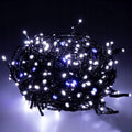 Instalatie luminoasa LED 41,5 m, 500 LED, IP44, pentru interior si exterior, alb rece + albastru flash