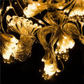 Ghirlanda luminoasa tip perdea 300 LED-uri, 3x3m, pentru interior, alimentare USB, alb cald (galben)