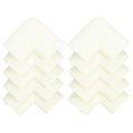 Set 10 protectii colturi pentru siguranta copii, 60x35mm, spuma EPE, crem