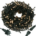 Instalatie lumini pentru bradul de Craciun, 25,5 metri, 400 LED-uri, galben