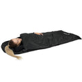 Sac de dormit tip mumie, cu geanta de transport, 210x73cm, 8-20grade, culoare negru