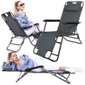 Sezlong pliabil SERSIMO GC13, Relax Zero Gravity, 80x60x153cm, Gri