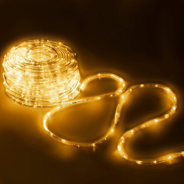 Instalatie tub furtun luminos pentru Craciun, 240 LED-uri, 10m, alb cald
