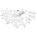 Ghirlanda luminoasa tip perdea cu stelute 138 LED-uri, 2m, pentru interior/exterior, iluminare multicolor
