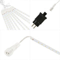 Instalatie de Craciun, 10 tuburi, 50cm, 480 LED, ploaie de meteoriti, albastru