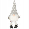 Figurina Craciun, Spiridus pe schiuri, inaltime 33cm