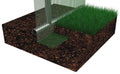 Sera de gradina, tip tunel cu cadru metalic, 400x800cm, verde, 32mp