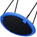 Leagan tip cuib Sersimo NS24, diametru 110cm, inaltime reglabila, pentru exterior, sarcina 150 kg, Albastru Negru