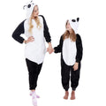 Pijama tip salopeta pentru adulti, model Panda, marime L