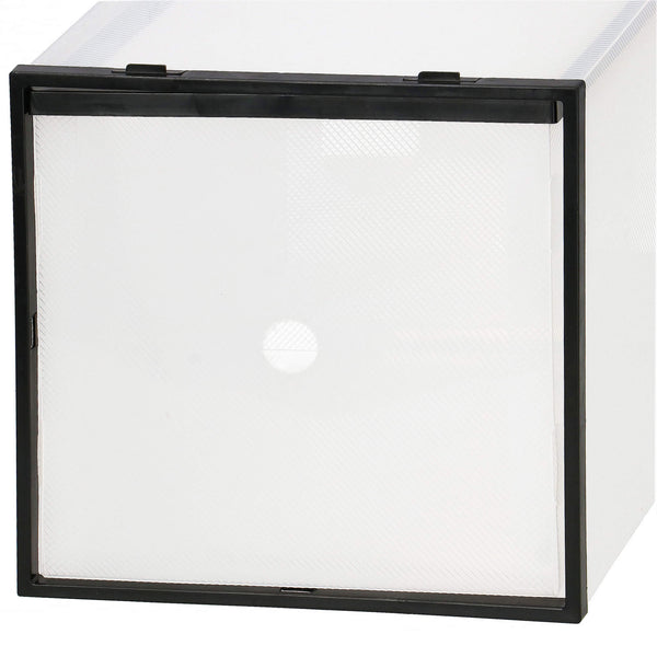 Set 10 cutii organizare pentru pantofi, 28x20x20, transparent