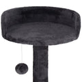 Ansamblu de joaca pentru pisici, cu loc pentru zgariat, ascuns, culcus, minge, 87cm, grafit