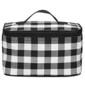Cos de picnic echipat pentru 4 persoane Deluxe, din rachita, cu vesela si tacamuri, izolat termic, maro