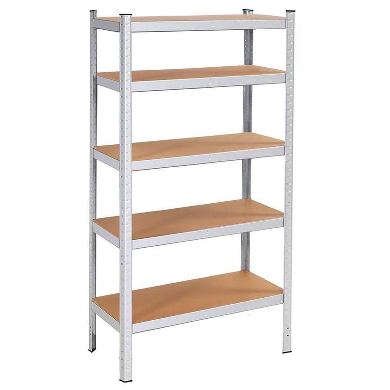Raft cadru metalic modular pentru depozitare, 5 polite, 180x90x40cm, sarcina 875kg