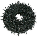 Ghirlanda luminoasa tip perdea Premium 500 LED-uri, 22,5m, 30Wati, interior/exterior, cu flash, alb cald (galben)