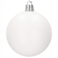 Set globuri si decoratiuni de Craciun, 72 piese, diverse dimensiuni, alb