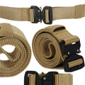 Curea centura Tactical Combat pentru barbati 3.7x125cm, rezistent, maro